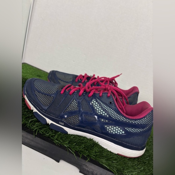 Shoes - Asics Women's Training Shoes Gel-Exert TR S460N Lace Up Blue Pink White 8